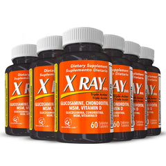 X Ray Dol triple-action bottle front showing joint support formula for everyday mobility.