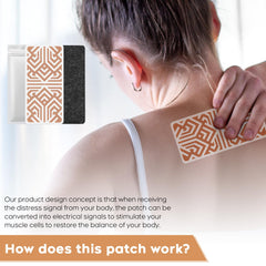 XAYIUIYAX neck patch provides flexible wear during work and travel.