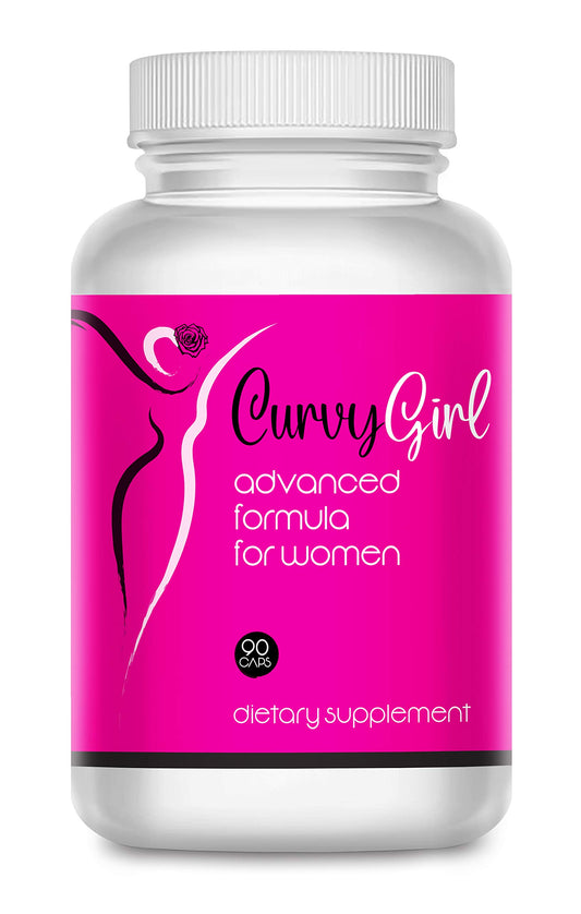 XENXNUTRA LABS Curvy Girl bottle front with vegan capsules for daily wellness.