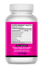XENXNUTRA LABS Curvy Girl ingredients panel highlighting fenugreek and fennel for balance.