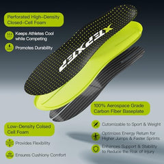 XEPXEP breathable foam core keeps feet dry during workouts.