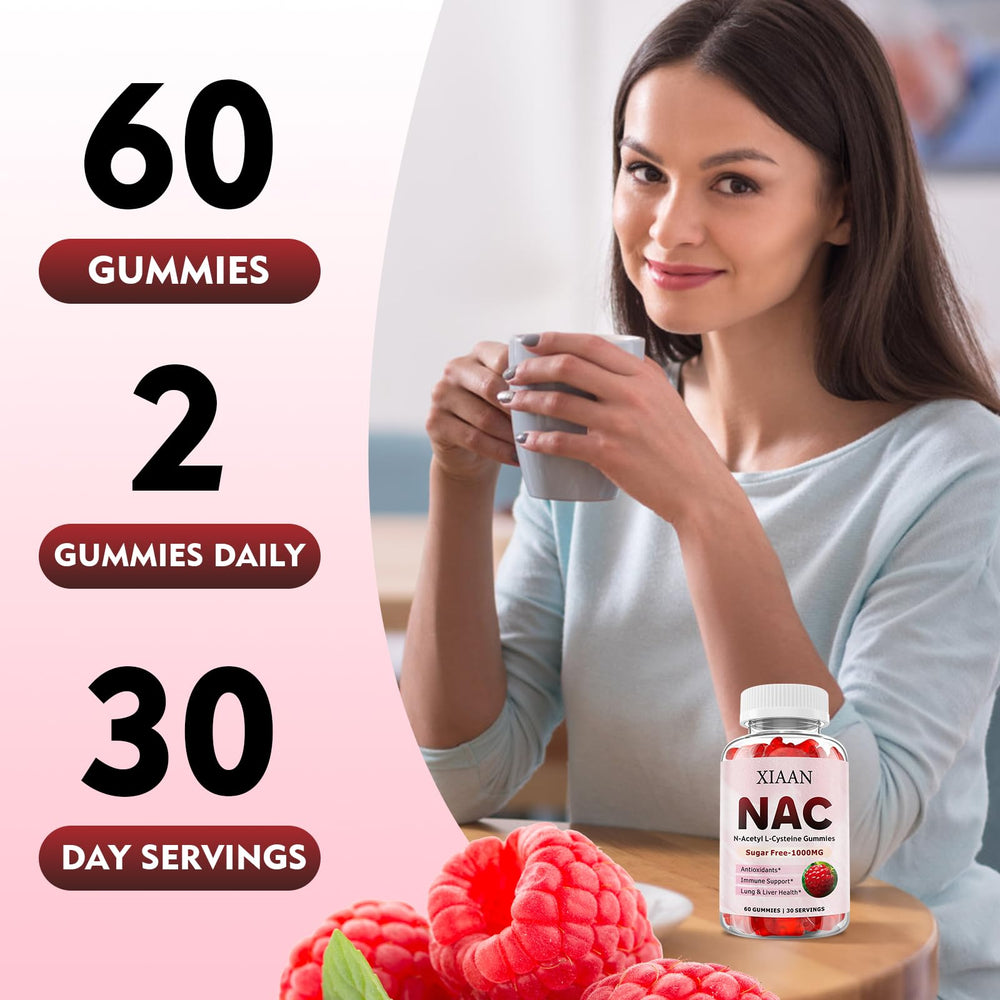 XIAAN NAC Gummies GMP-certified packaging protects quality during storage.