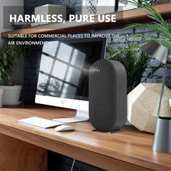 XIAAGXUNA black compact diffuser suited for desks and shelves