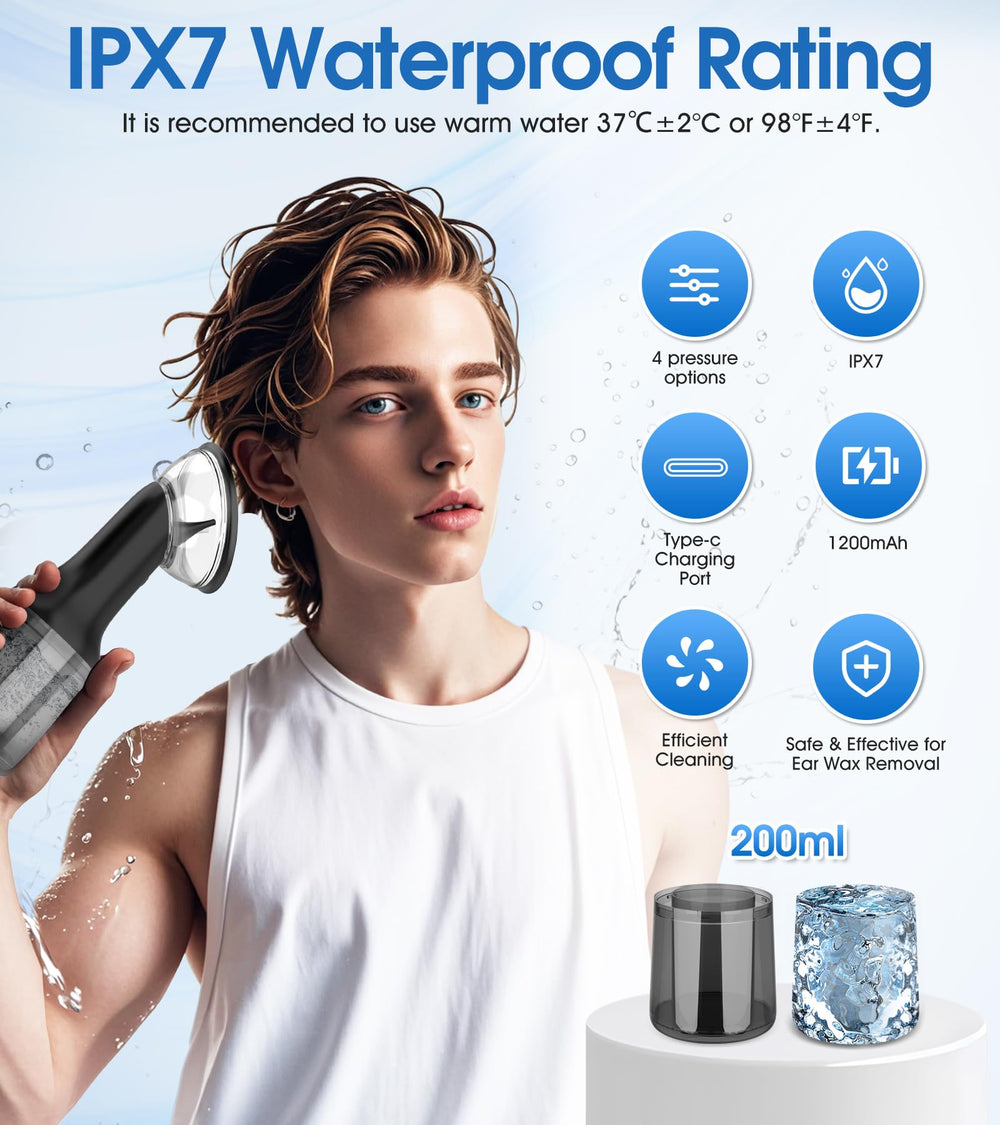XIAOJINYU 200ml-waste-tank: extended sessions without stops for mess-free use.