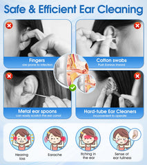 XIAOJINYU IPX7 waterproof ear cleaner ready for safe washing.