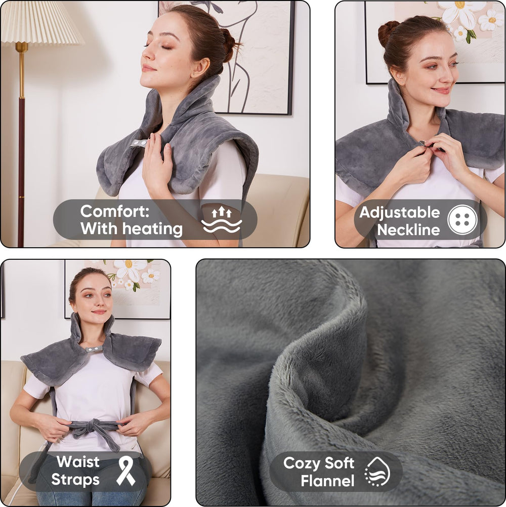 XIAOTONG heat pad auto shut-off for safe, worry-free relaxation