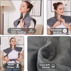 XIAOTONG heat pad auto shut-off for safe, worry-free relaxation