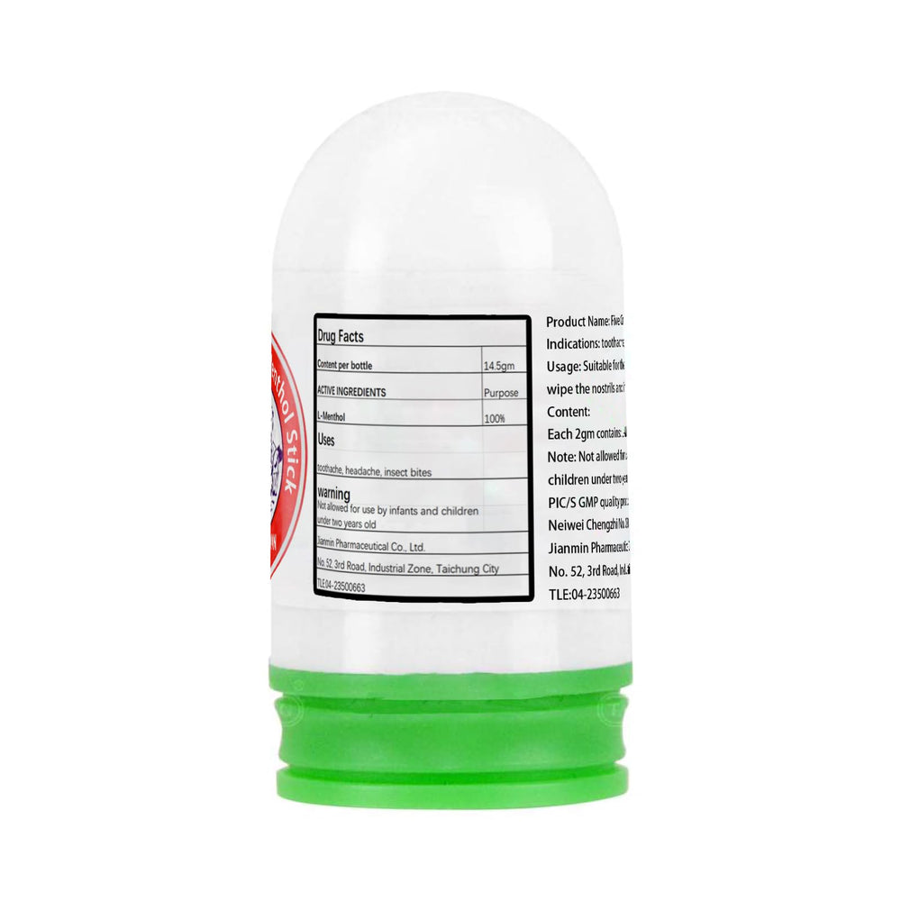 External-use application of Xinlong menthol stick on skin for cooling sensation.