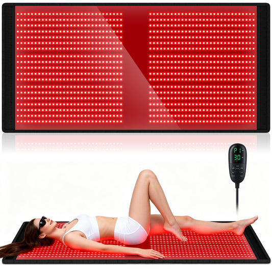 XKETA red light therapy mat full body on bed for daily relaxation