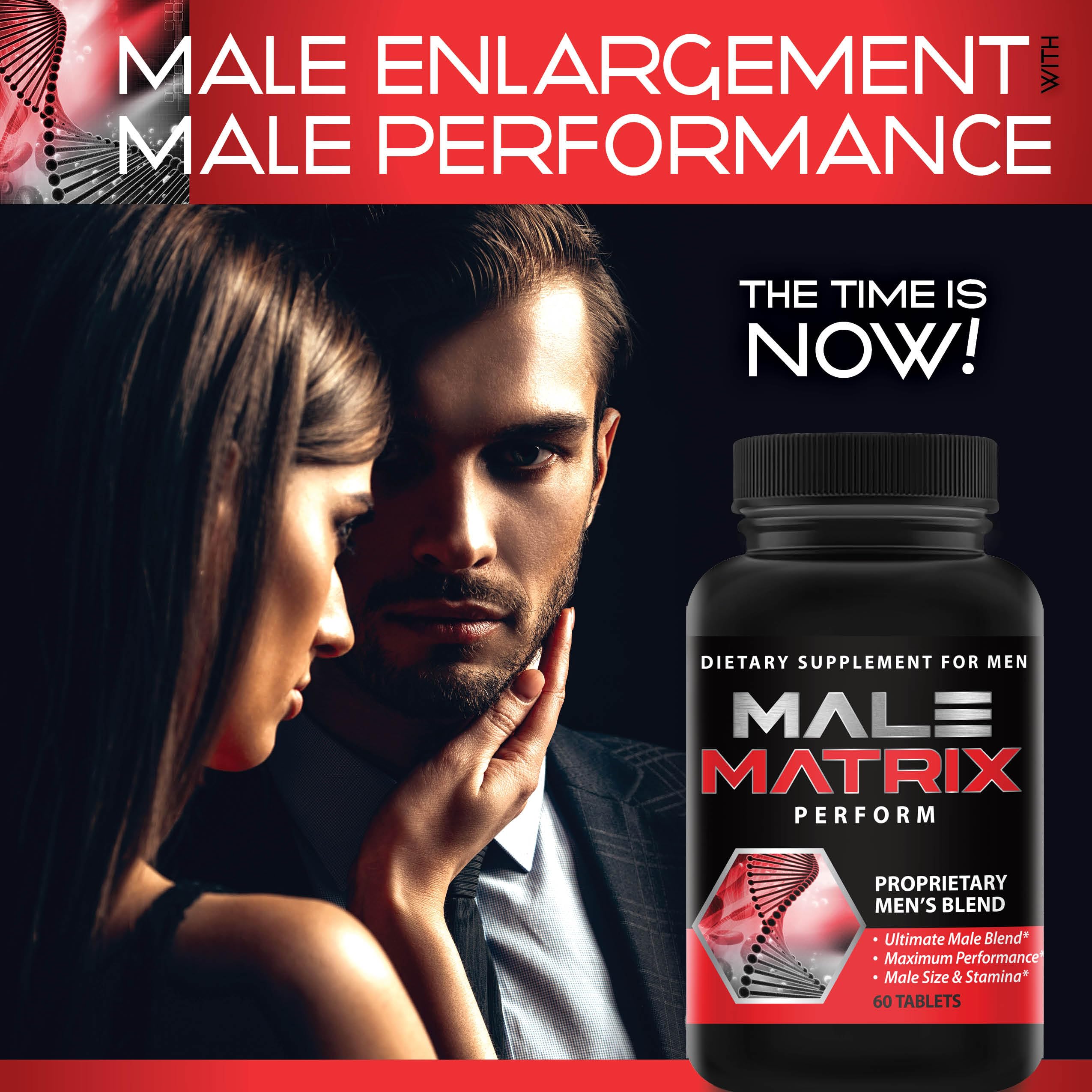 XL Science Male Matrix packaging front showing 60 tablets