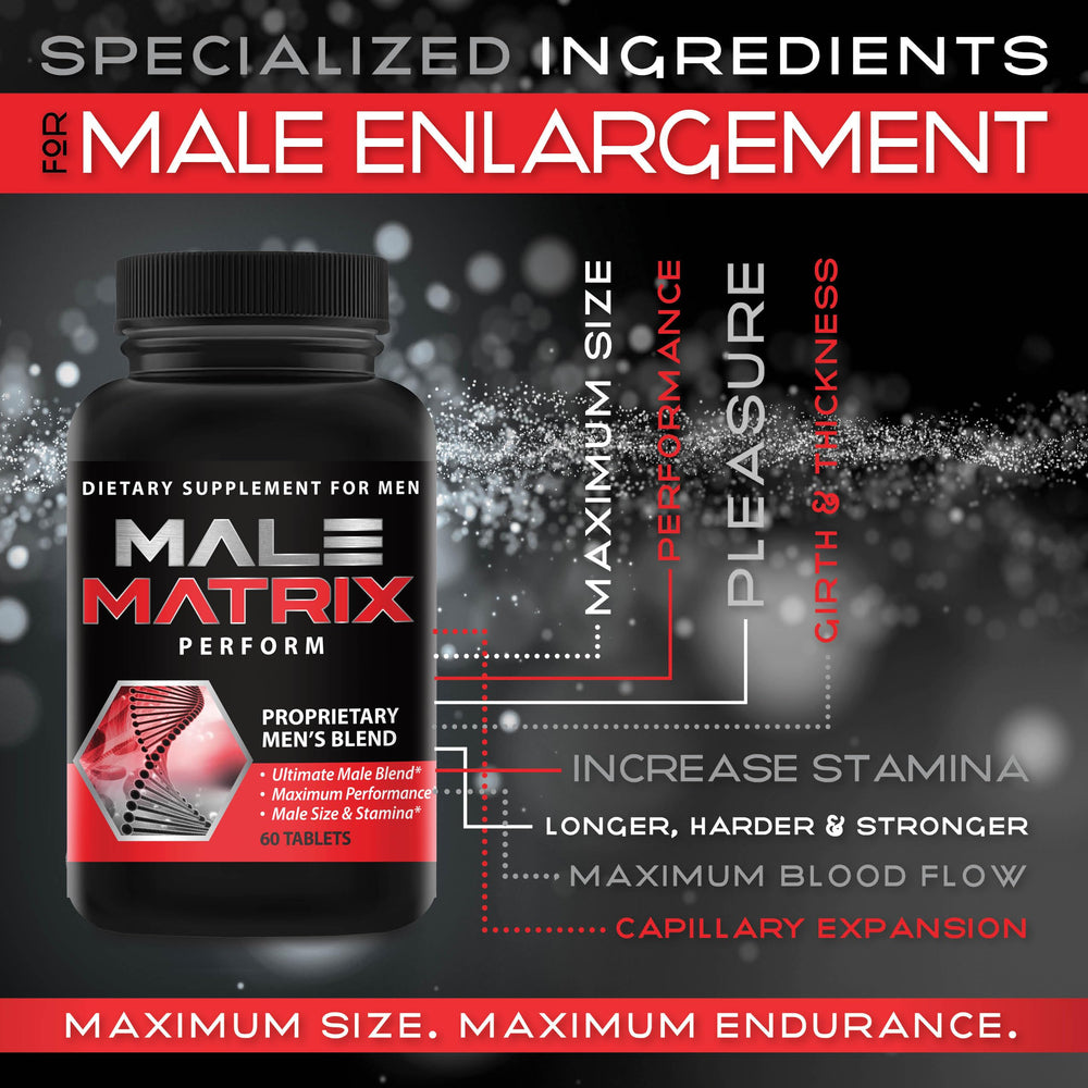 XL Science Male Matrix close-up capsules showing smooth coating