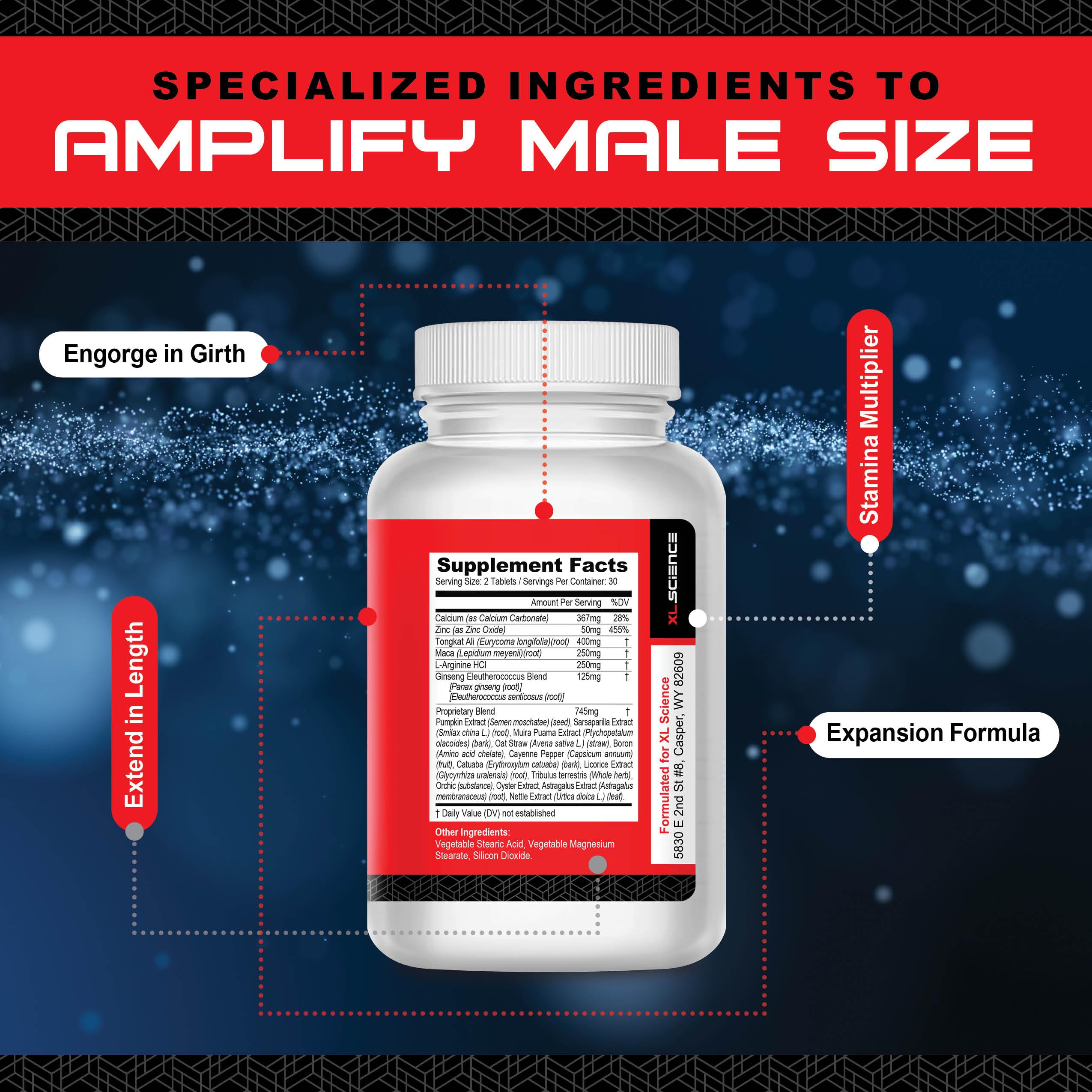 Lifestyle scene of XL Science Mr Man in a daily routine for confidence support