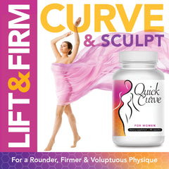 XL Science Quick Curve bust visual indicating fuller silhouette potential.