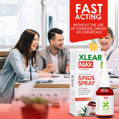 Xlear Max daily nasal cleanse keeps passages clean and hydrated