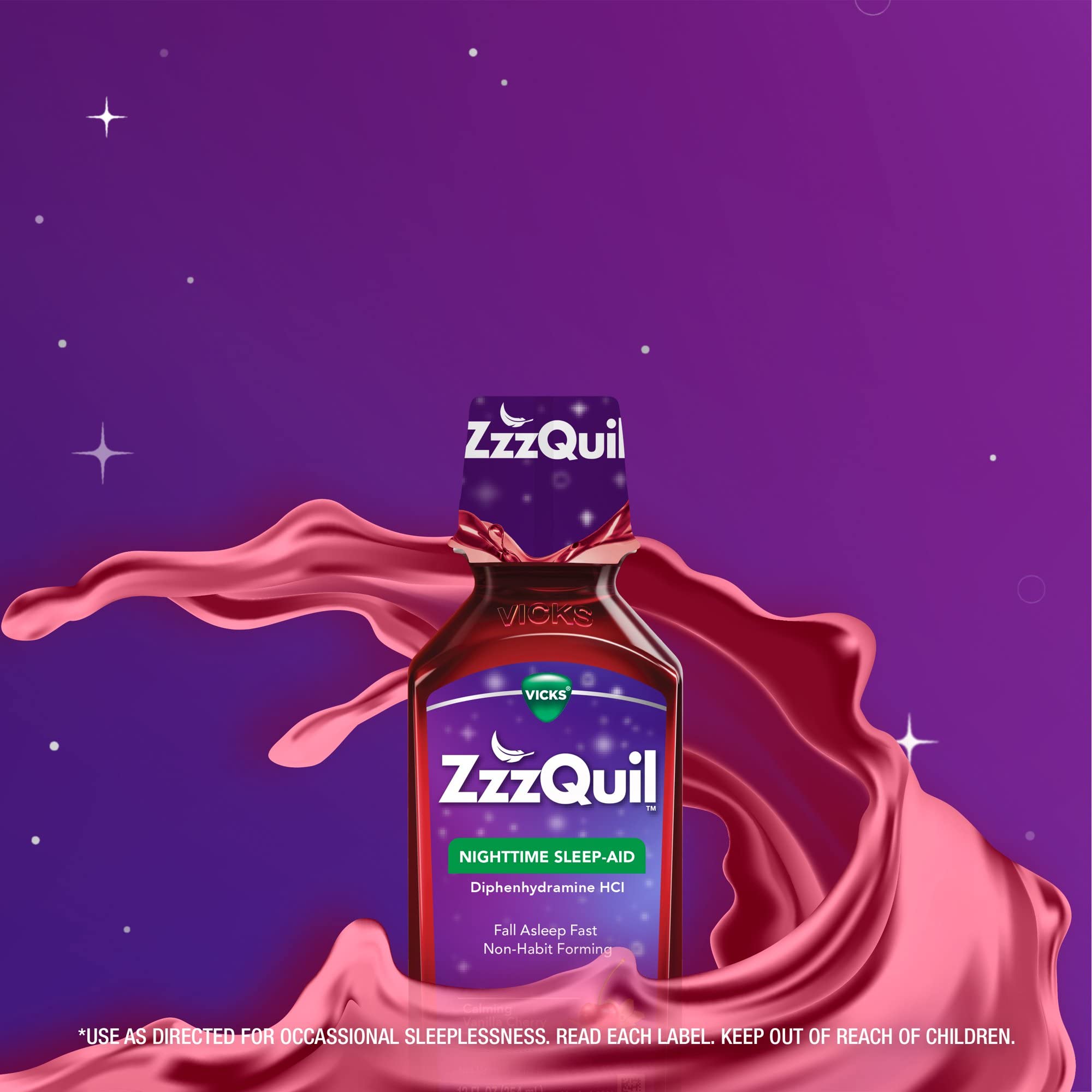 Xllent ZzzQuil six-pack packaging showing value and convenience