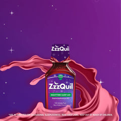 Xllent ZzzQuil six-pack packaging showing value and convenience