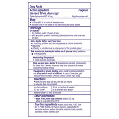 Xllent ZzzQuil pour action showing easy self-dosing at night