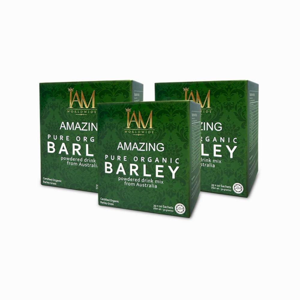 XLXZHYF IAM Amazing Pure Barley Powder bottle for easy daily nutrition.