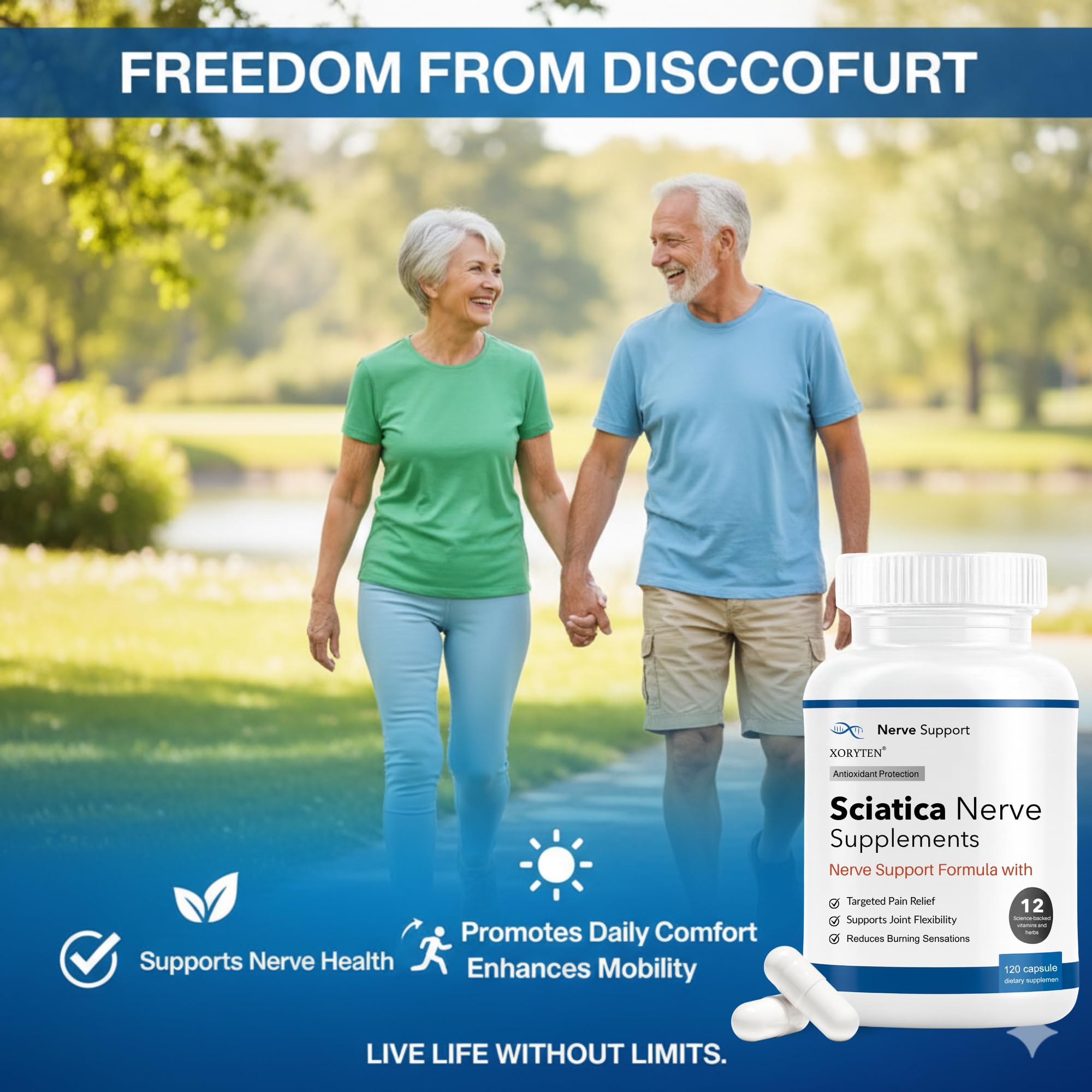 XORYTEN capsules with botanical extracts emphasizing quality ingredients.