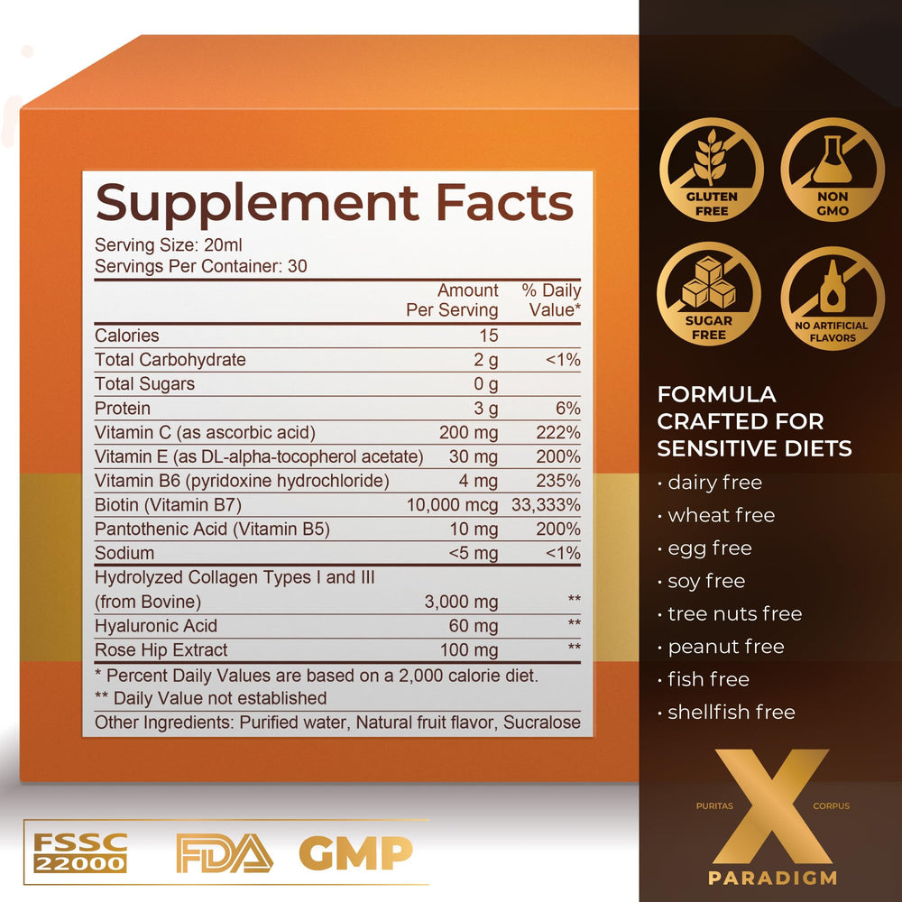 XParadigm Puritas Corpus 30-bottle pack signals month-long supply.