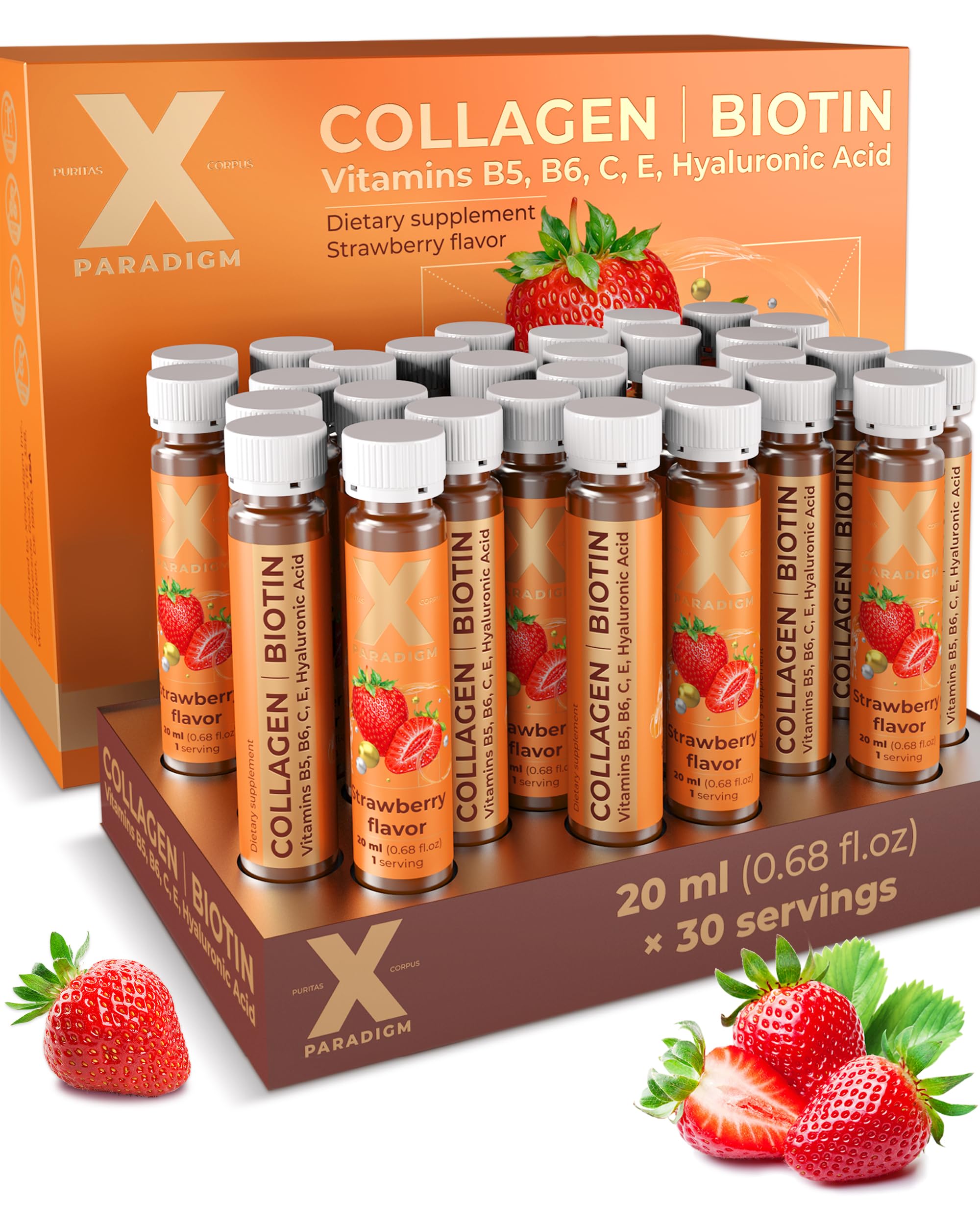 XParadigm Puritas Corpus liquid collagen bottle for daily wellness