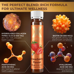 XParadigm Puritas Corpus liquid collagen pour in glass for on-the-go nourishment