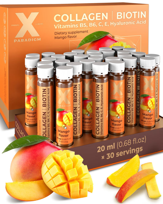 XParadigm Puritas Corpus liquid collagen shot bottle ready for daily use to support beauty routine