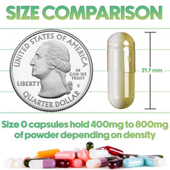 XPRS Nutra size 0 capsules with click shut design ensuring secure, spill-free filling