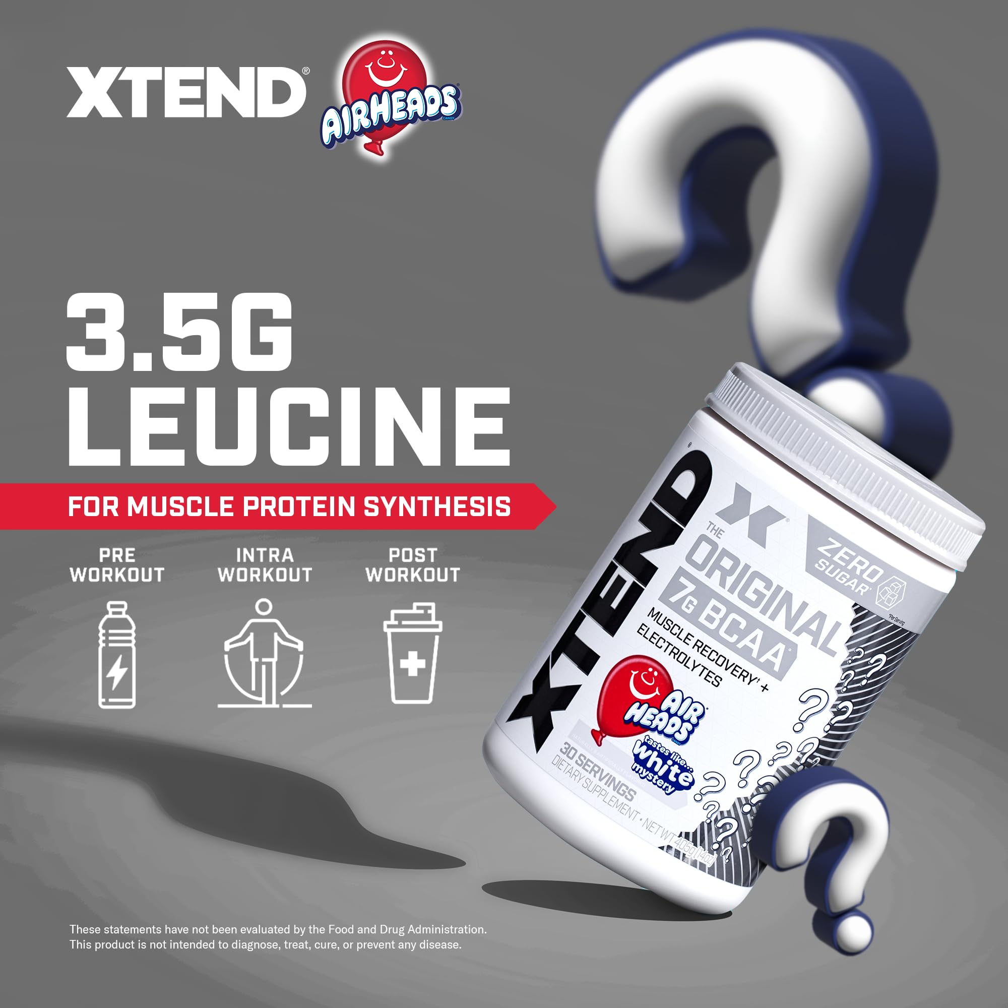 Xtend AirHeads Candy flavor powder being mixed for refreshing flavor during workouts