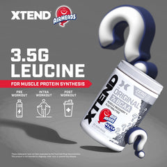 Xtend AirHeads Candy flavor powder being mixed for refreshing flavor during workouts