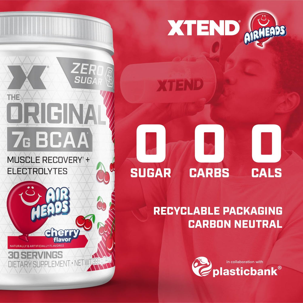 Xtend 2.5g L-Glutamine visual emphasizing muscle repair potential