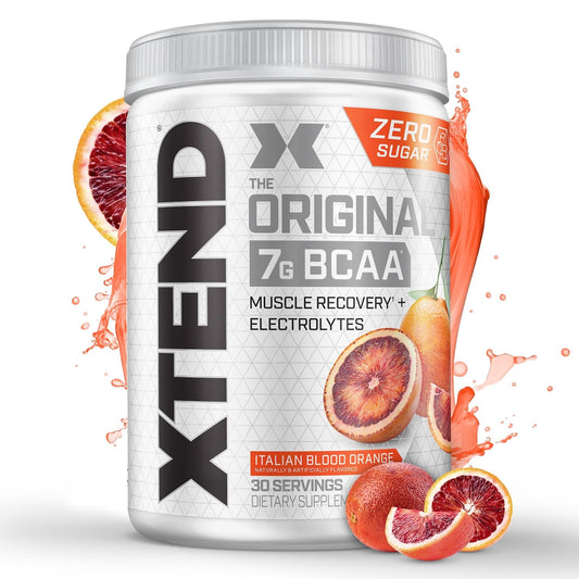 Xtend Original BCAA powder bottle for post-workout hydration and lean muscle support