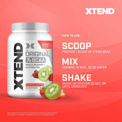 Xtend Original BCAA during training emphasizes hydration and lean muscle support.
