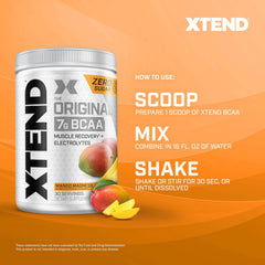 Xtend Original BCAA powder mixing scene for easy intra-workout use