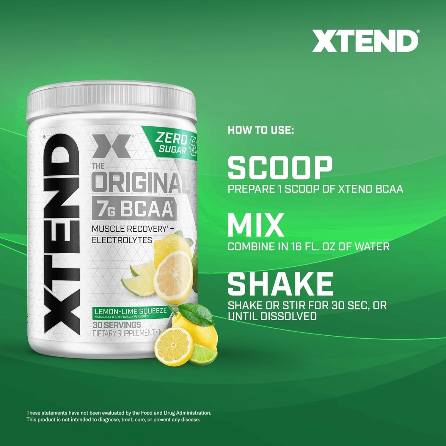 Xtend Original BCAA powder shaker ready for workouts and training sessions.