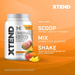 Xtend Original BCAA Powder hydration support with electrolytes during workouts.