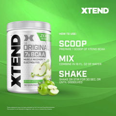 Xtend Original BCAA powder ready for intra-workout use to support endurance.