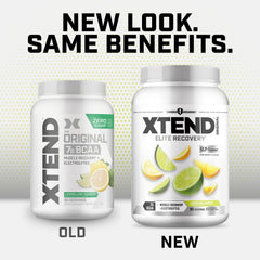Xtend shaker with lemon-lime flavor ready for training hydration