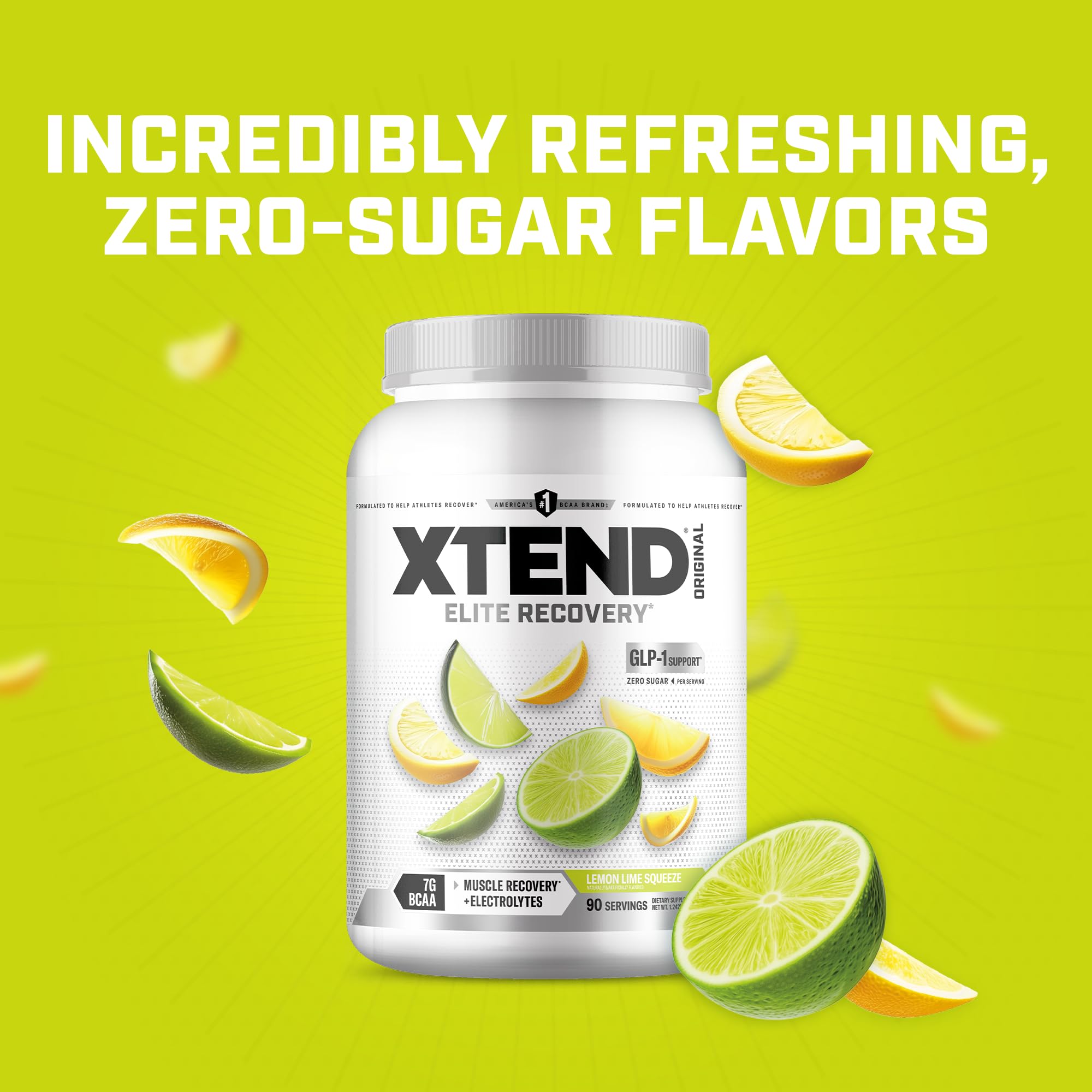 Pouring Xtend powder into water for intra-workout hydration