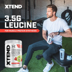 Xtend Original sugar-free label close-up showing no sugar content.