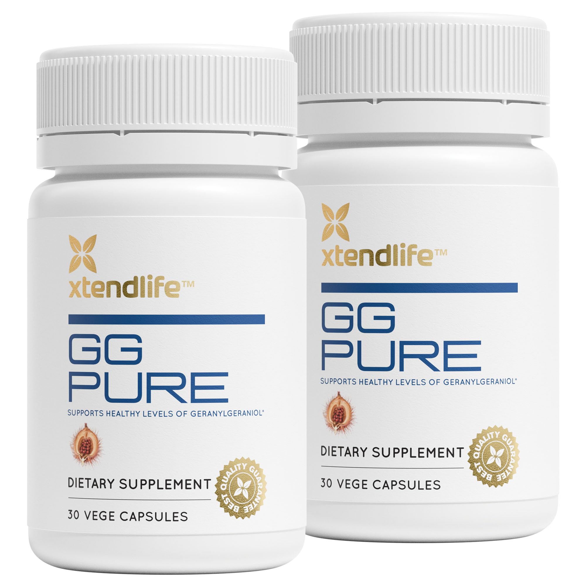 Xtendlife GG Pure bottle front highlights quality packaging and product trust.