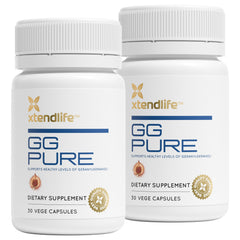 Xtendlife GG Pure bottle front highlights quality packaging and product trust.