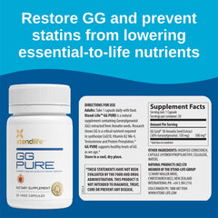 Xtendlife GG Pure capsule closeup shows convenient daily dosing.