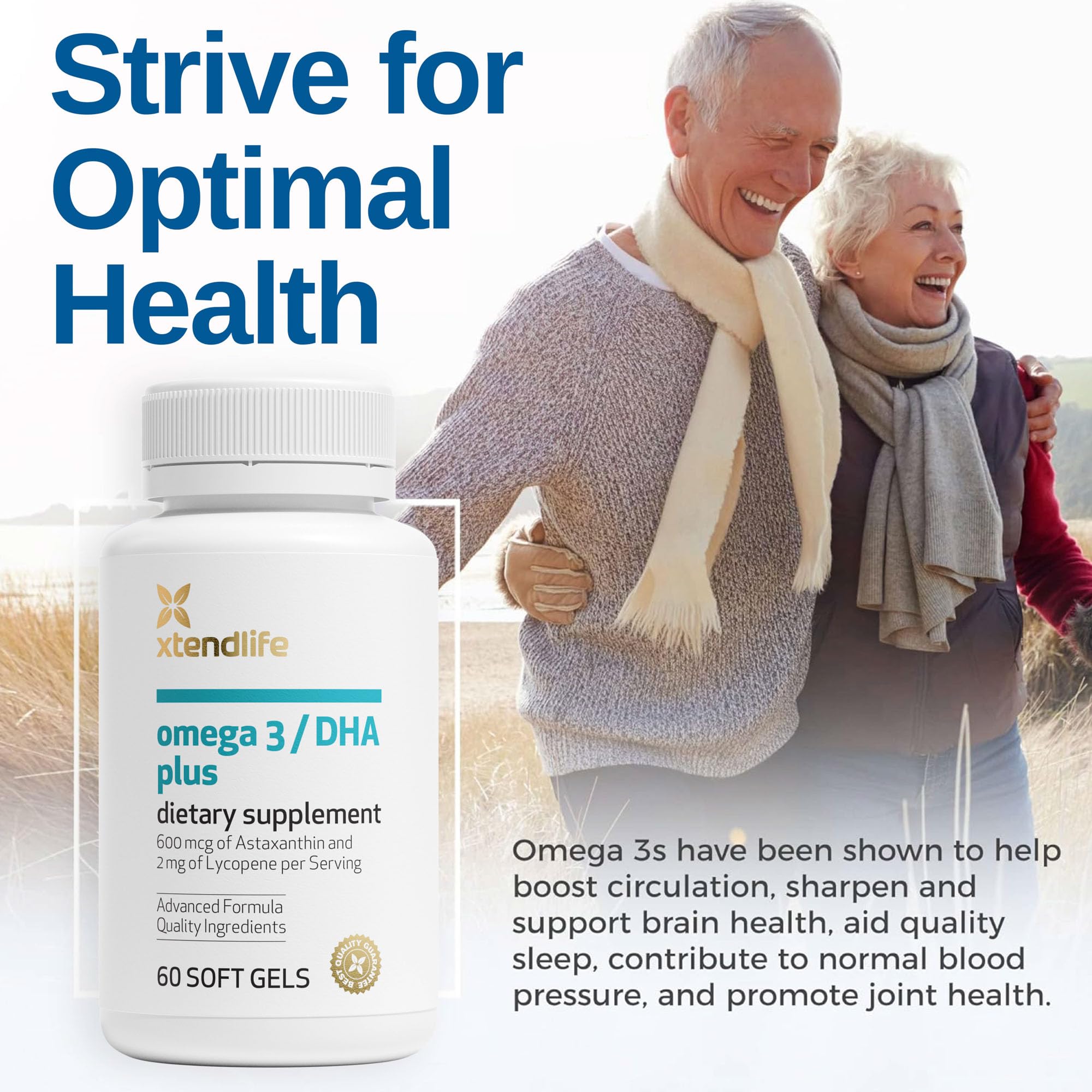 Xtendlife no fishy aftertaste softgels for comfortable daily use.
