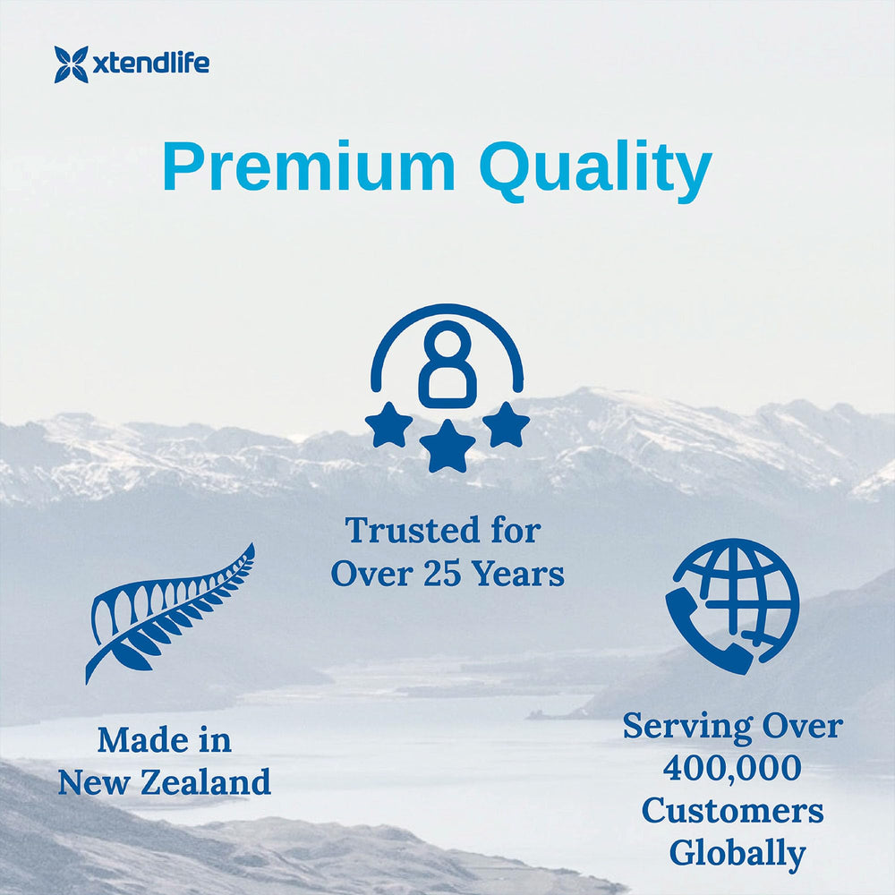 Xtendlife third-party testing ensures purity, freshness, oxidation, and heavy metals safety.
