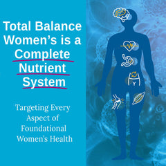 Xtendlife Total Balance daily-use image implies convenient routine for busy women