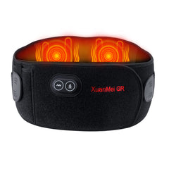 XuanMei GR heating pad back brace worn for all-day warmth and comfort.