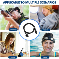 Xuhal earplugs suitable for construction, shooting ranges, and swimming environments.