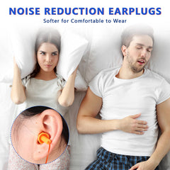 Xuhal silicone earplugs provide effective noise reduction for sleeping.