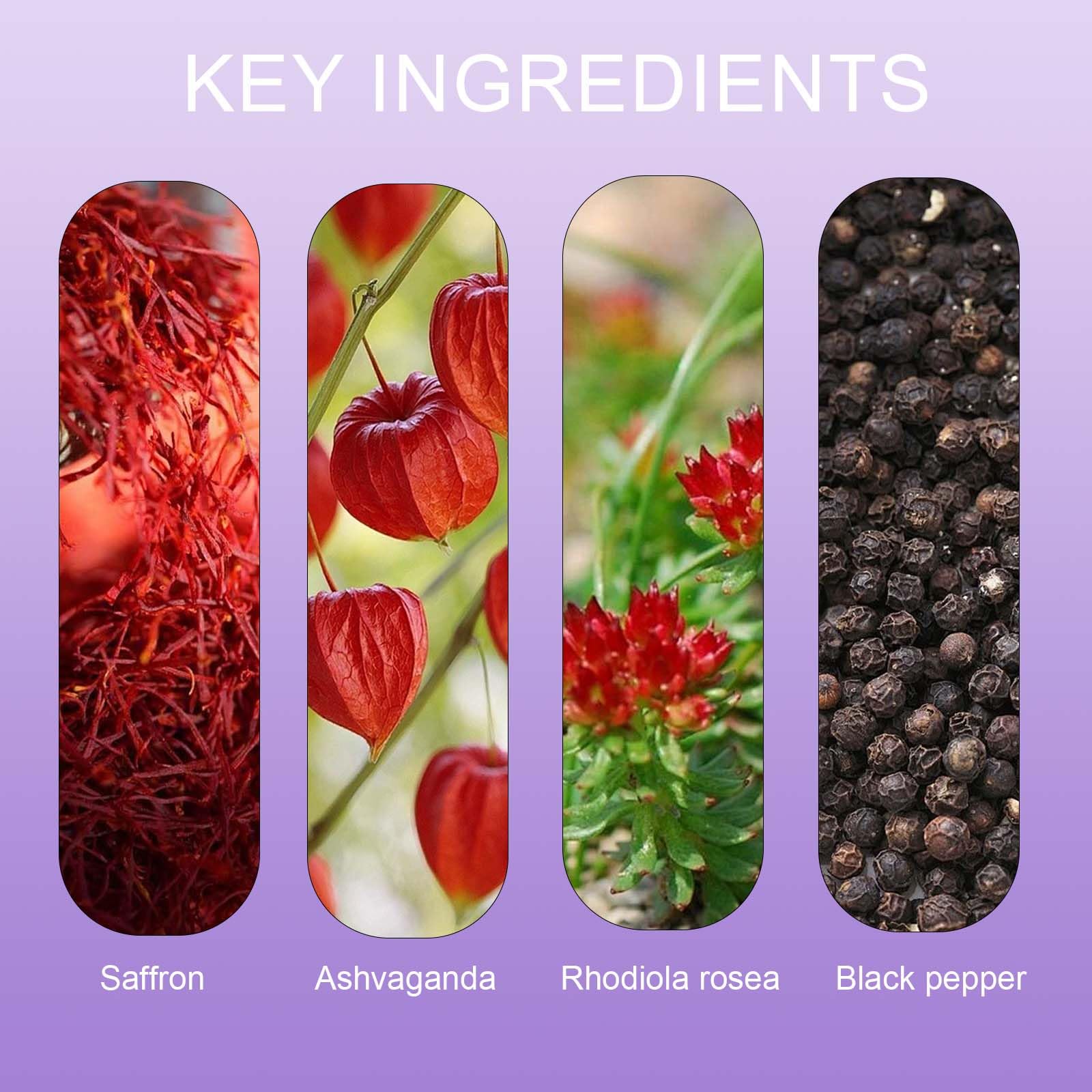 XUHUIT saffron softgels closeup emphasising premium extract quality for everyday balance